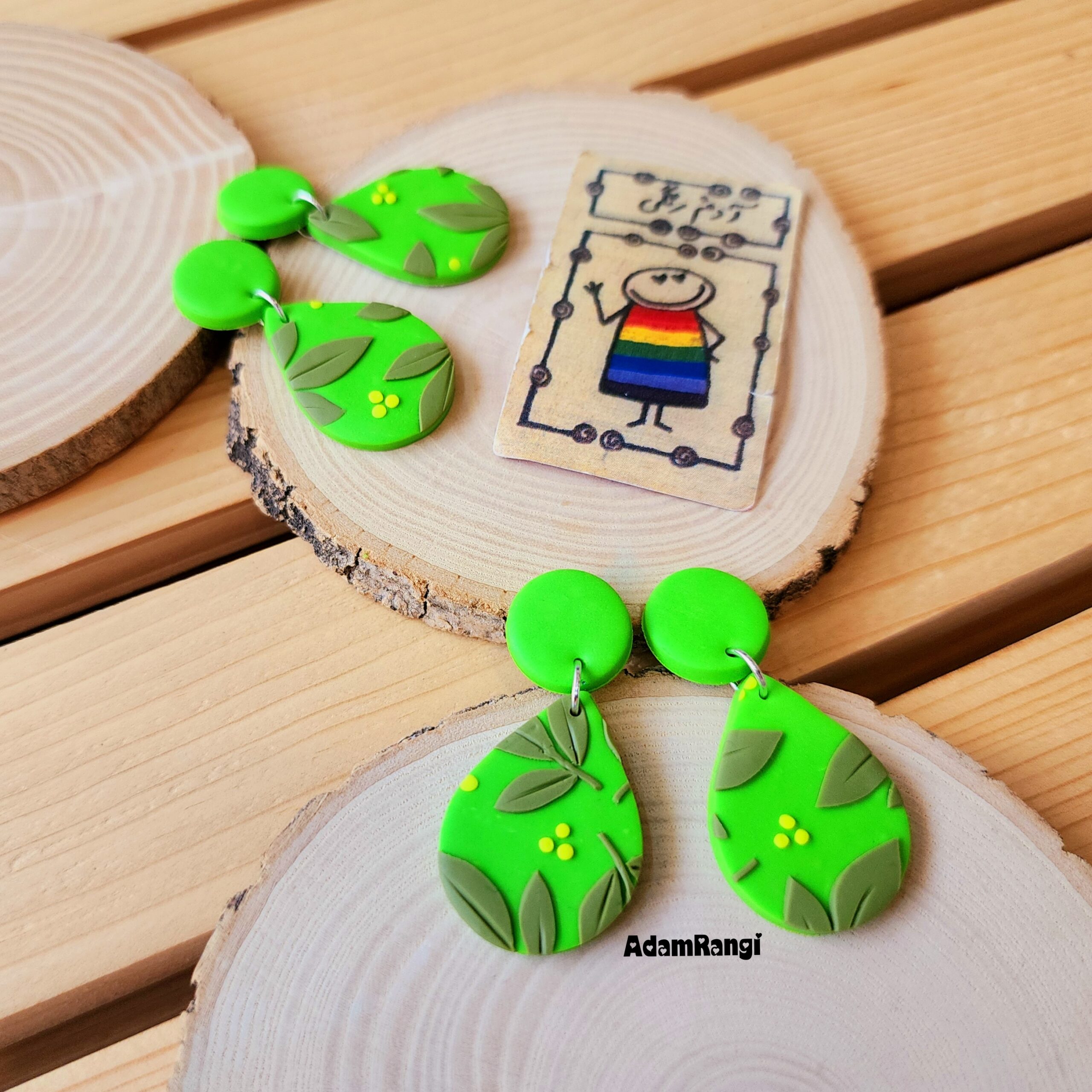 گوشواره پلیمری - کد ۵